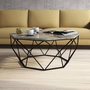 Hanah Home Mesa de centro Diamond - White Marble